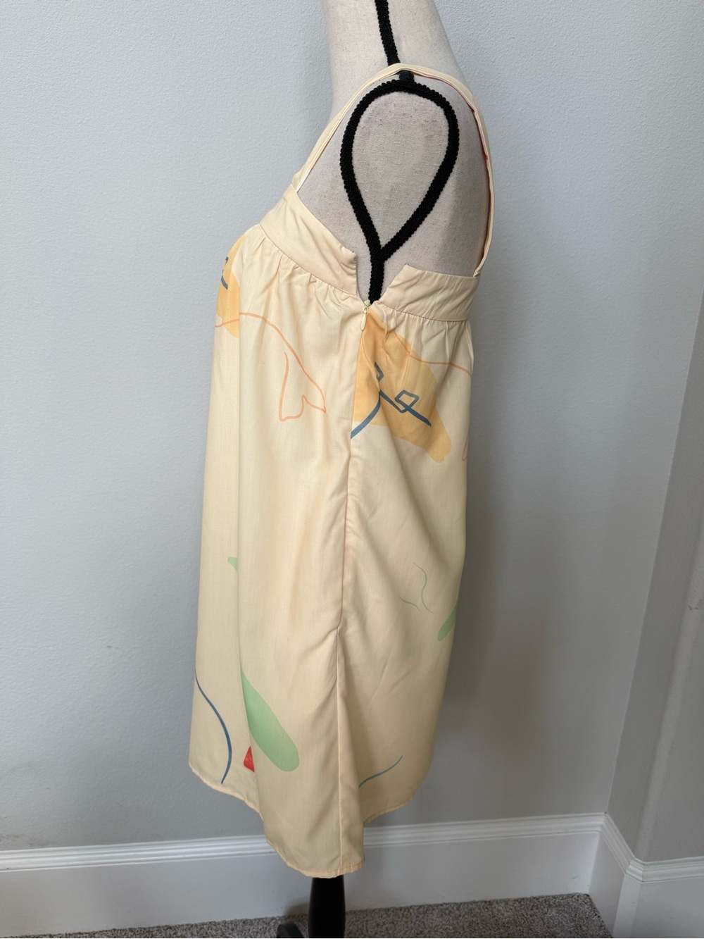 Love, Bonito NEW Abstract-Print Mini Sundress with Colorful Accents - Picture 5 of 12